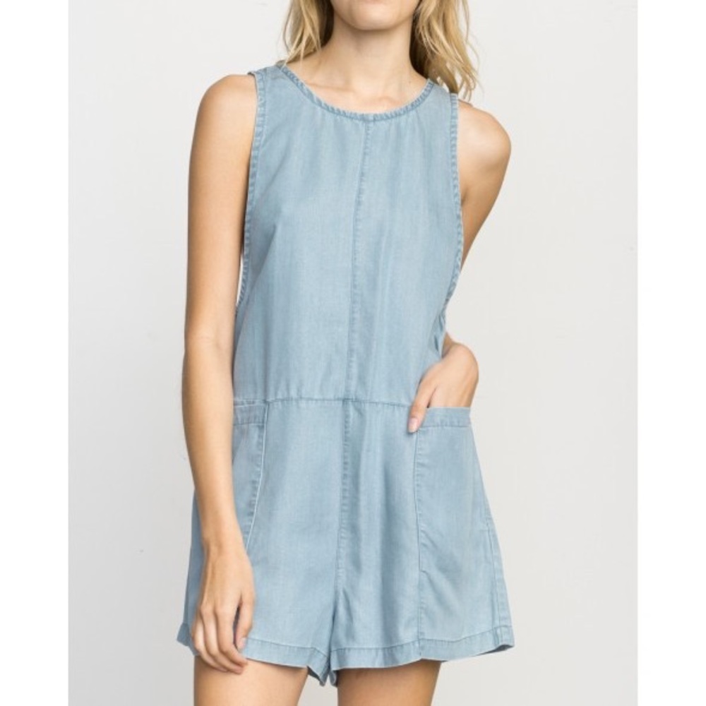 RVCA Underdog Chambray Romper
